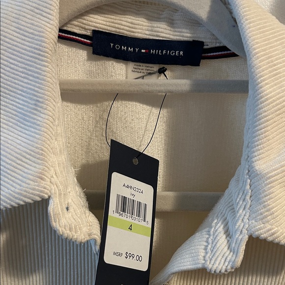 Tommy Hilfiger Beige Belted Shirt Dress - Picture 2 of 6